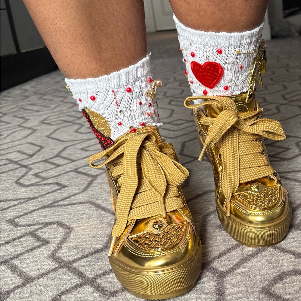 Kurt Geiger Gold Sneakers